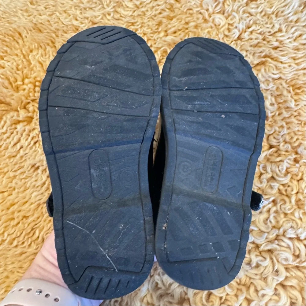 Old Navy Toddler Girls Chunky Mary-Jane Shoes Black Size 8 Wedding Guest Formal‎